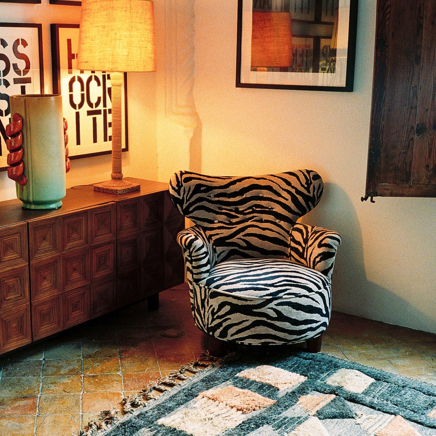 Elias Armchair Zebra